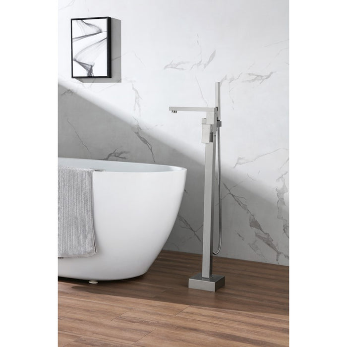 Elegant Lighting Henry Tub Faucet, Brushed Nickel