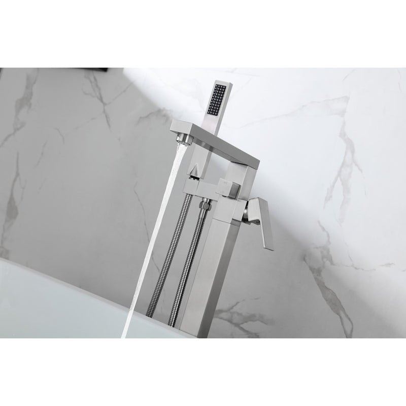 Elegant Lighting Henry Tub Faucet, Brushed Nickel