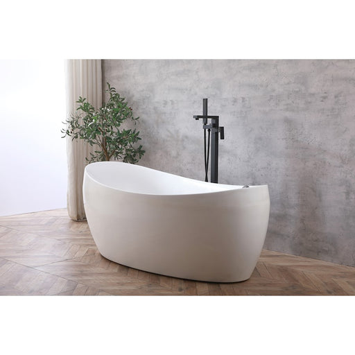 Elegant Lighting Henry Tub Faucet, Matte Black