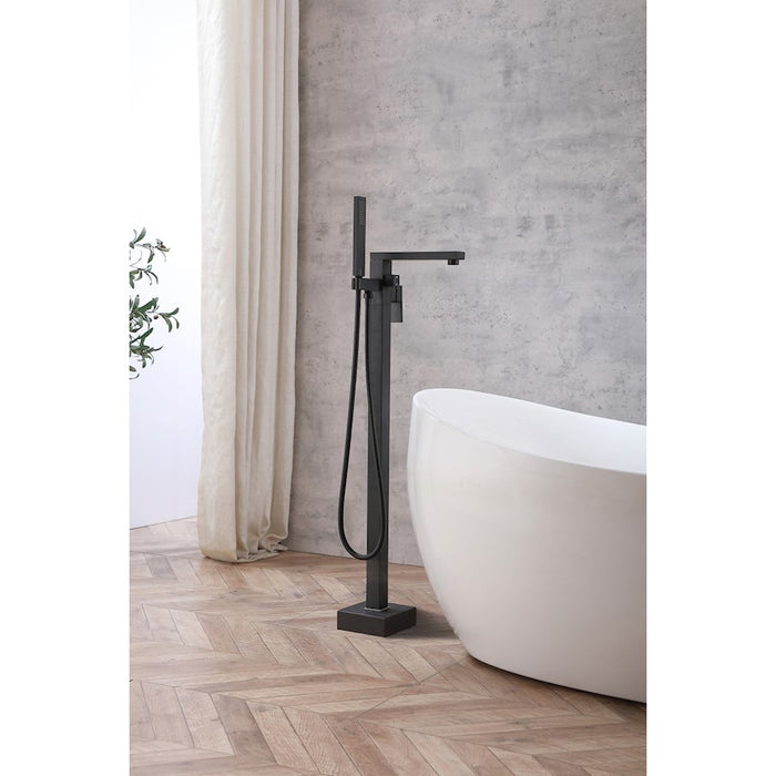 Elegant Lighting Henry Tub Faucet, Matte Black