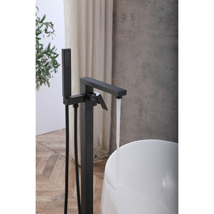 Elegant Lighting Henry Tub Faucet, Matte Black