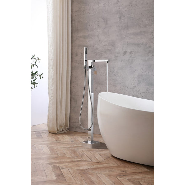 Elegant Lighting Henry Tub Faucet, Chrome