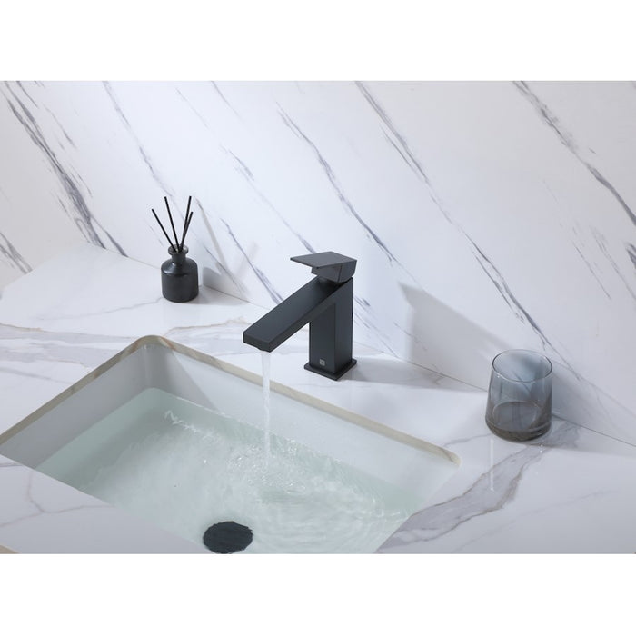 Elegant Lighting Jakob Vanity Faucet, Black