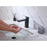 Elegant Lighting Jakob Vanity Faucet, Black