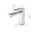 Elegant Lighting Jakob Faucet, Chrome