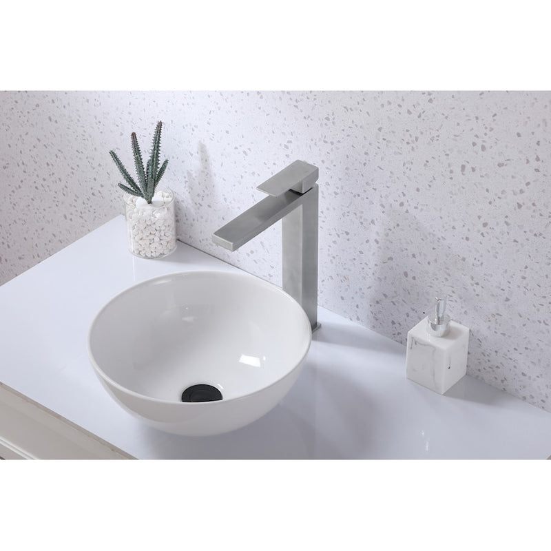 Elegant Lighting Jakob Vanity Faucet, Brushed Nickel