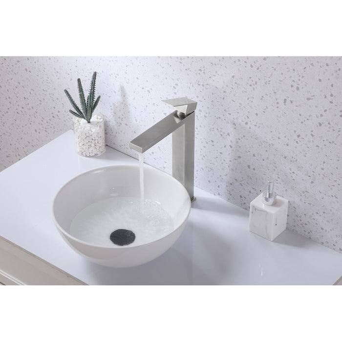 Elegant Lighting Jakob Vanity Faucet, Brushed Nickel