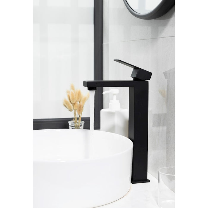 Elegant Lighting Jakob Vanity Faucet, Matte Black