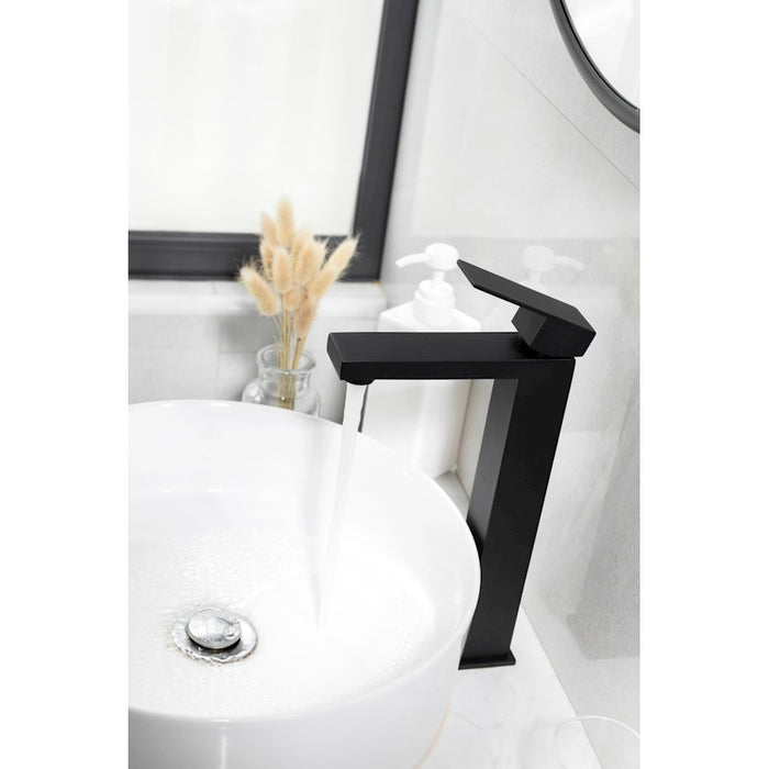 Elegant Lighting Jakob Vanity Faucet, Matte Black