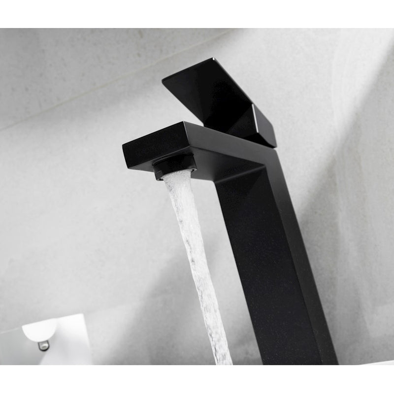 Elegant Lighting Jakob Vanity Faucet, Matte Black
