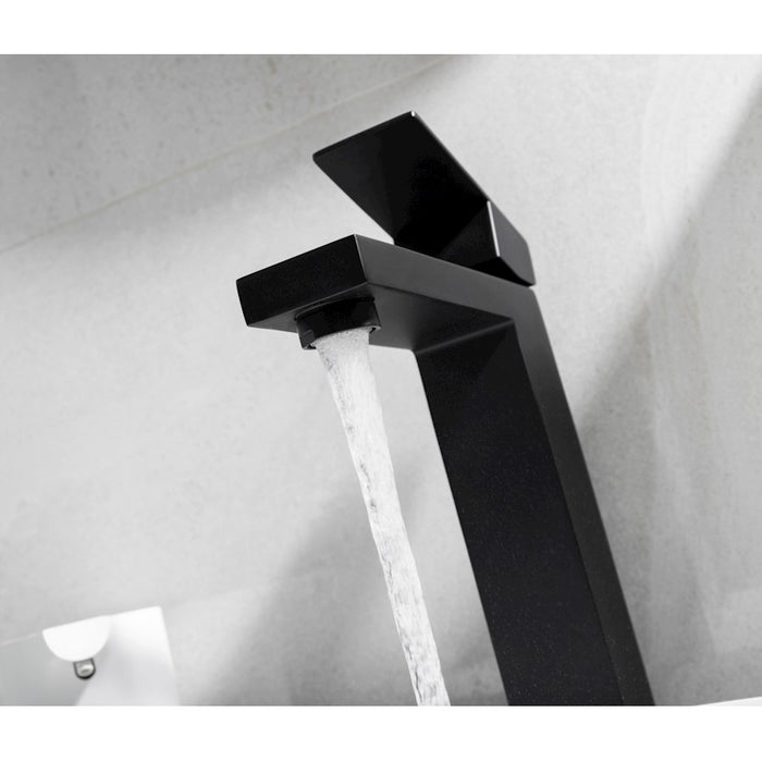 Elegant Lighting Jakob Vanity Faucet, Matte Black