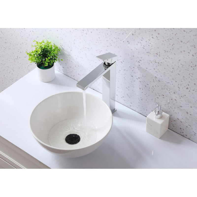 Elegant Lighting Jakob Vanity Faucet, Chrome