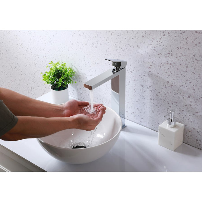 Elegant Lighting Jakob Vanity Faucet, Chrome