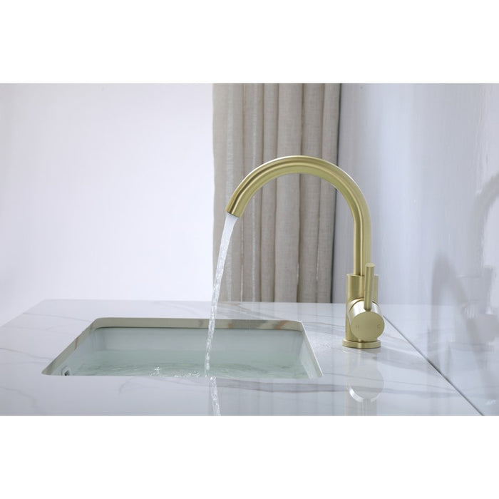 Elegant Lighting Louis Vanity Faucet, Brushed Gold