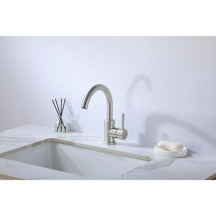 Elegant Lighting Louis Vanity Faucet, Brushed Nickel