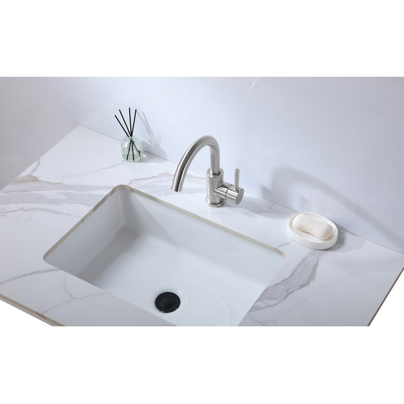 Elegant Lighting Louis Vanity Faucet, Brushed Nickel