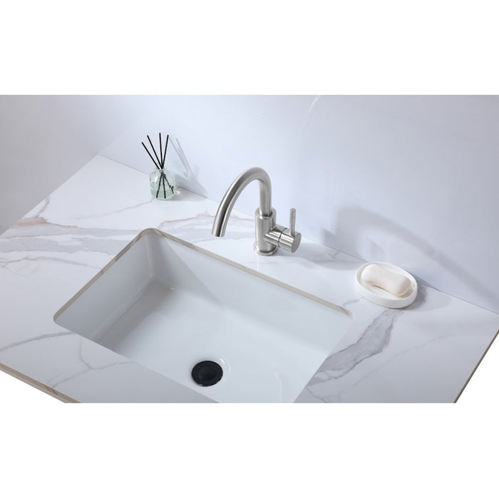Elegant Lighting Louis Vanity Faucet, Brushed Nickel