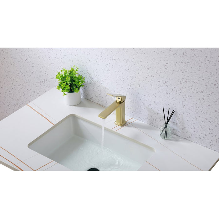 Elegant Lighting Lena Vanity Faucet, Gold