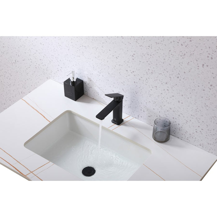 Elegant Lighting Lena Vanity Faucet, Black