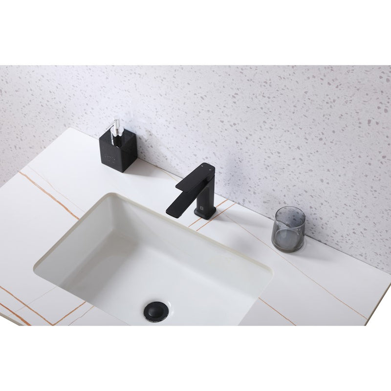 Elegant Lighting Lena Vanity Faucet, Black