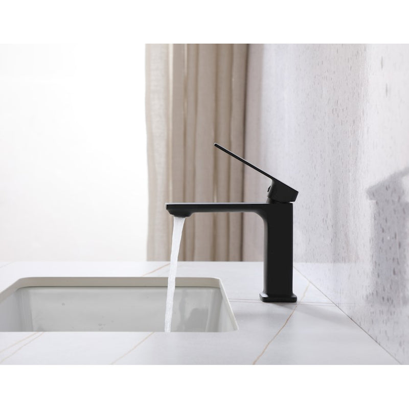 Elegant Lighting Lena Vanity Faucet, Black