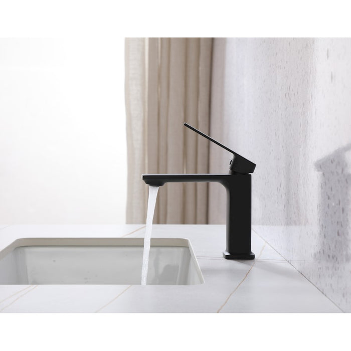Elegant Lighting Lena Vanity Faucet, Black