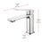 Elegant Lighting Lena Faucet, Chrome