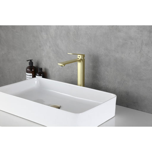 Elegant Lighting Lena Vanity Faucet, Brushed Gold