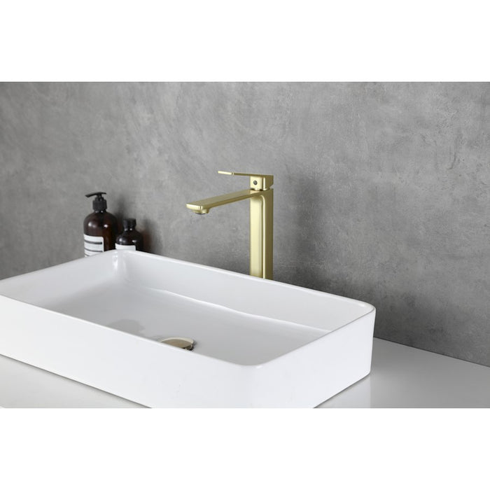 Elegant Lighting Lena Vanity Faucet, Brushed Gold