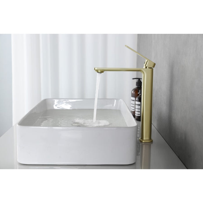 Elegant Lighting Lena Vanity Faucet, Brushed Gold