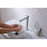 Elegant Lighting Lena Vanity Faucet, Brushed Nickel