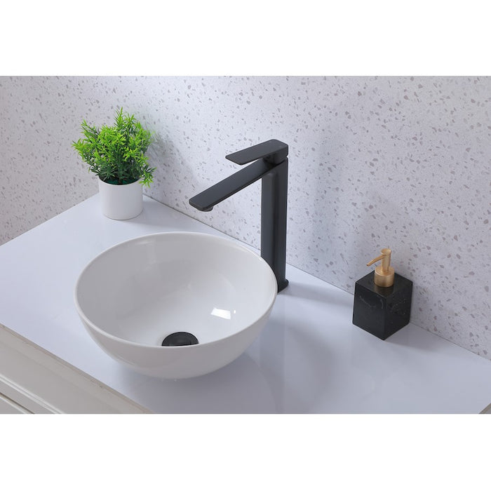 Elegant Lighting Lena Vanity Faucet, Matte Black