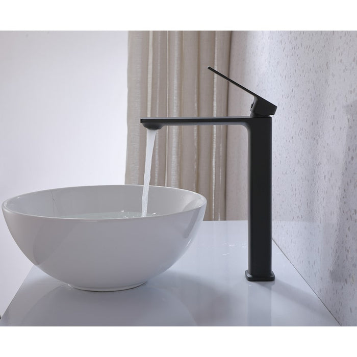 Elegant Lighting Lena Vanity Faucet, Matte Black