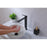 Elegant Lighting Lena Vanity Faucet, Matte Black
