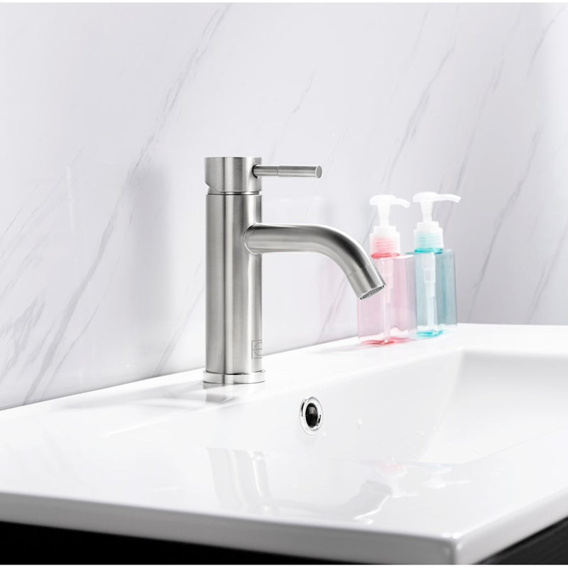Elegant Lighting Victor Vanity Faucet, Nickel