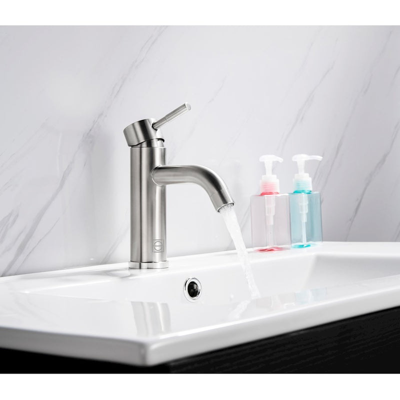 Elegant Lighting Victor Vanity Faucet, Nickel