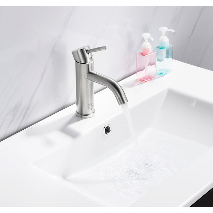 Elegant Lighting Victor Vanity Faucet, Nickel