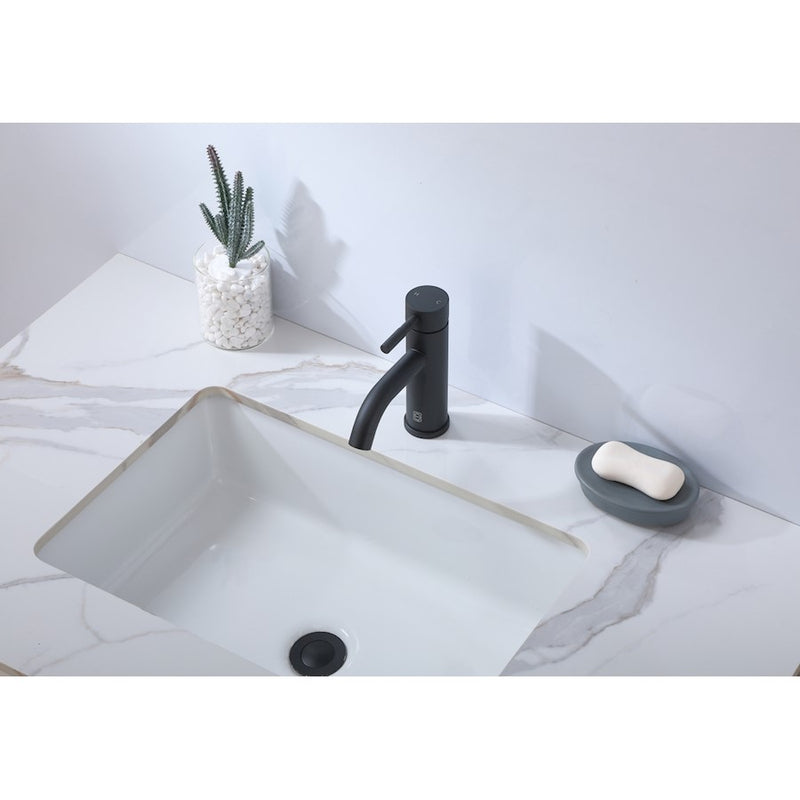 Elegant Lighting Victor Vanity Faucet, Black