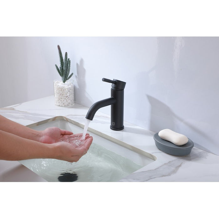 Elegant Lighting Victor Vanity Faucet, Black