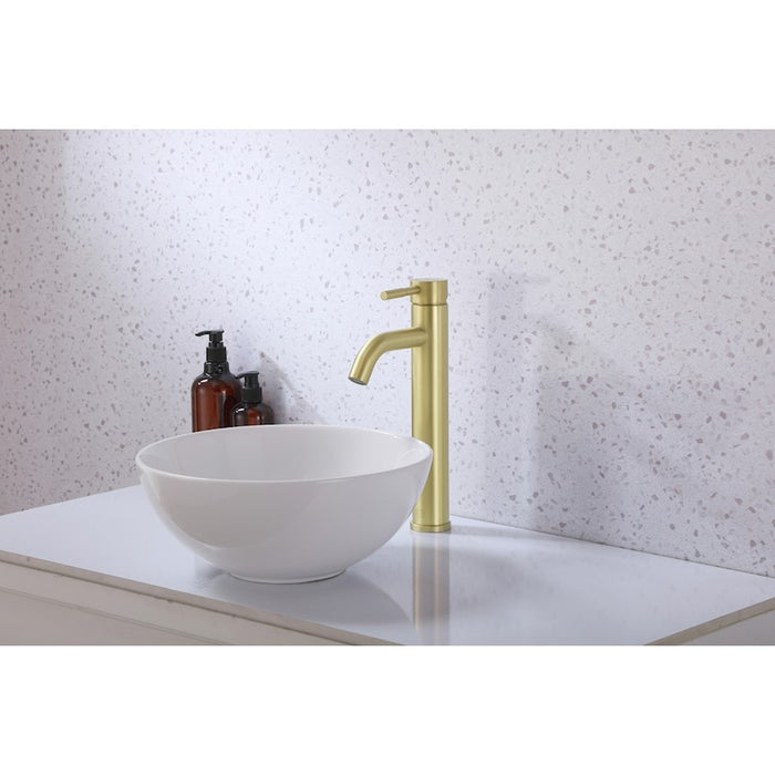 Elegant Lighting Victor Vanity Faucet, Brushed Gold