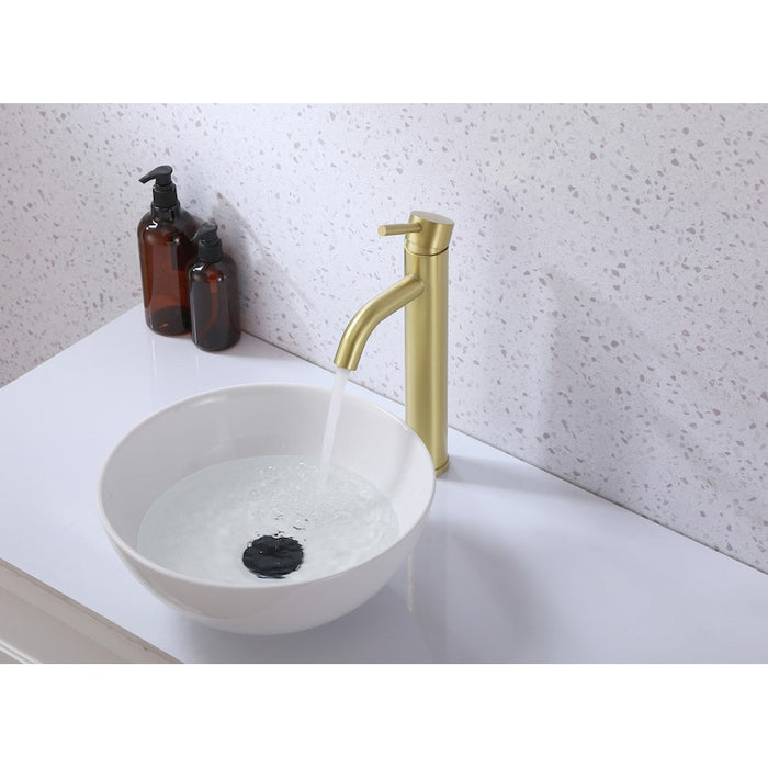 Elegant Lighting Victor Vanity Faucet, Brushed Gold