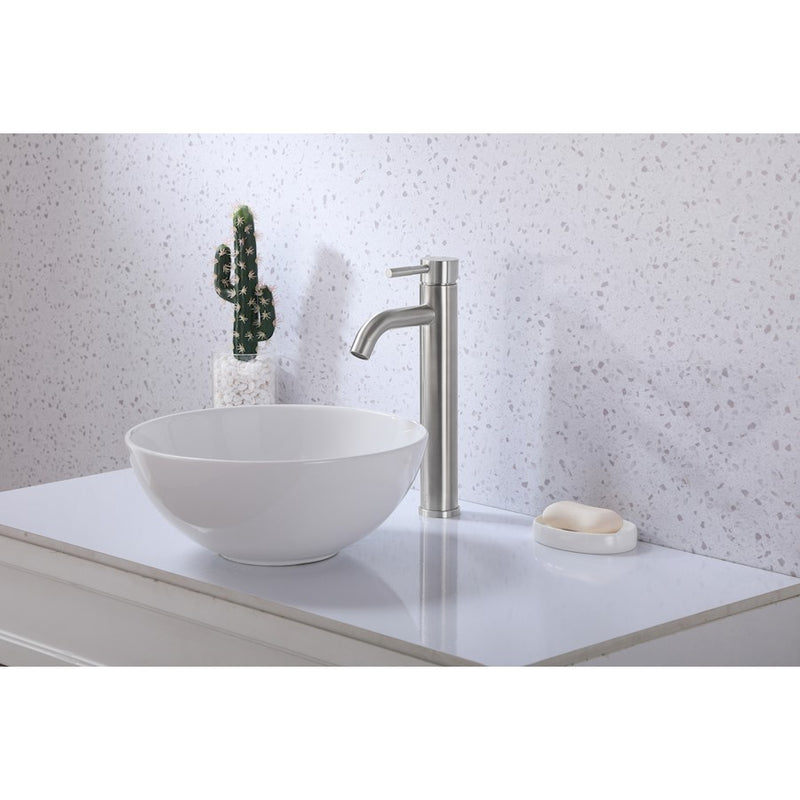 Elegant Lighting Victor Vanity Faucet, Brushed Nickel