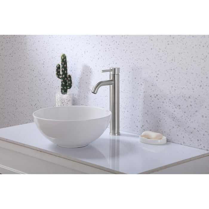 Elegant Lighting Victor Vanity Faucet, Brushed Nickel