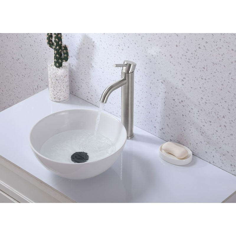 Elegant Lighting Victor Vanity Faucet, Brushed Nickel