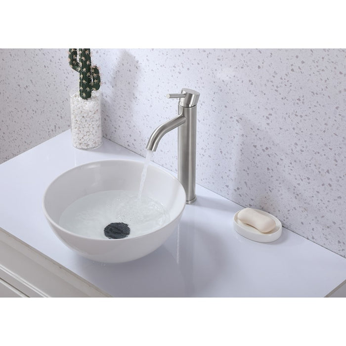 Elegant Lighting Victor Vanity Faucet, Brushed Nickel