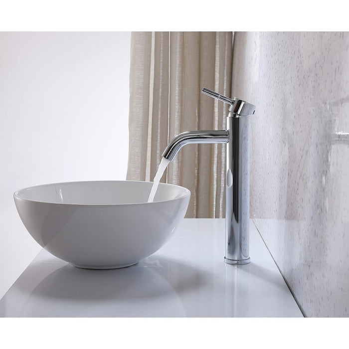 Elegant Lighting Victor Vanity Faucet, Chrome