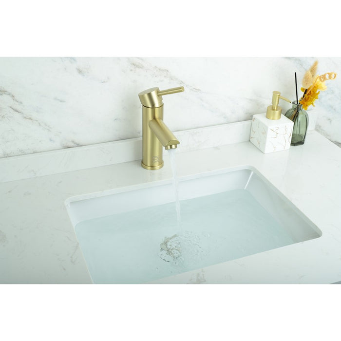 Elegant Lighting Mia Vanity Faucet, Brushed Gold