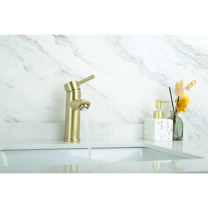 Elegant Lighting Mia Vanity Faucet, Brushed Gold