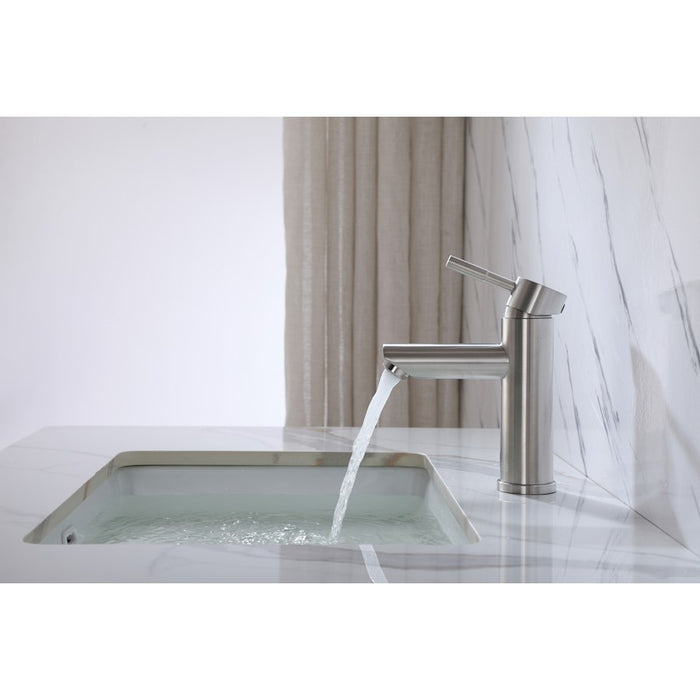 Elegant Lighting Mia Vanity Faucet, Brushed Nickel