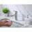 Elegant Lighting Mia Vanity Faucet, Brushed Nickel